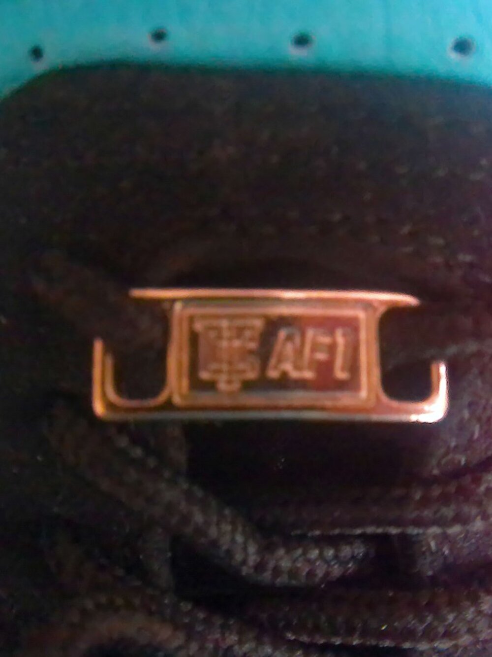 Nike/Tiffany Women's AF1 Air Teal and Black Sneakers, Size 8.5 - Picture 6 of 8